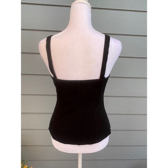 Blacky Dress Size Medium Bustier Corset Style Top with‎ Straps Black - Picture 3 of 4